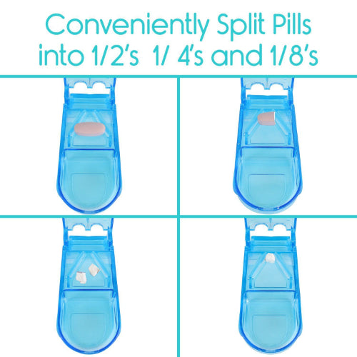 Vive Health Stackable Pill Organizer, 7 Days with 4 Sections Each