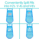 Vive Health Travel Pill Organizer, Compact Weekly Planner with 7 Sections