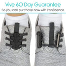 Vive Health Magnetic Shoe Closures, Two Sets With Anchor Clips, Black
