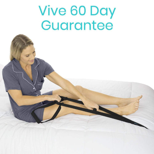 Vive Health Bed Ladder, Adjustable Buckle Strap, Foam Grips