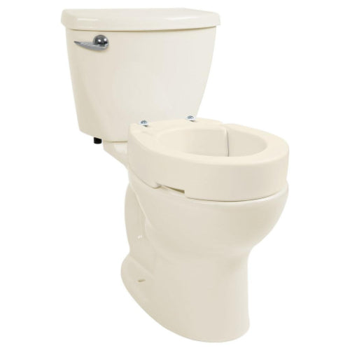 Vive Health toilet riser with hinged design for safe, elevated bathroom seating, Moovkart