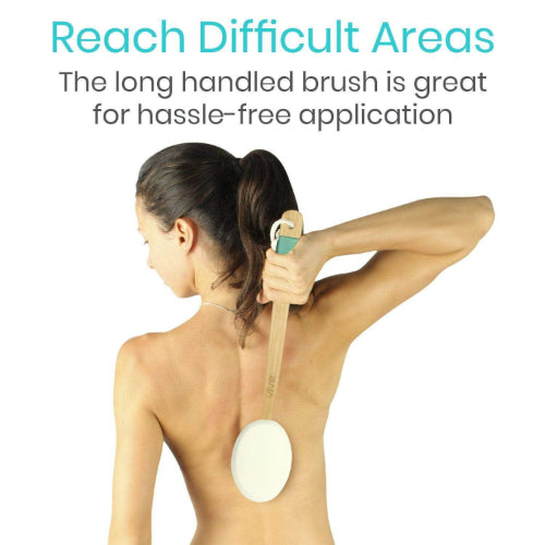 Vive Health 17 inch Lotion Applicator, 3 Foam Pads
