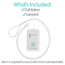 Vive Health Wireless Call Button with Lanyard, Real-Time Alerts, Compact 3 x 1.5 Inches