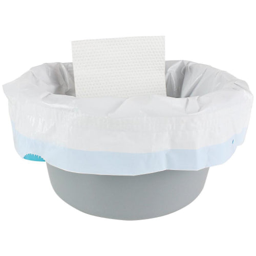 Vive Health Commode Liners With Absorbent Pads, Universal Size 48 Pack