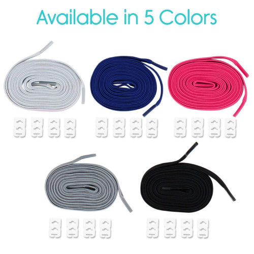 Vive Health Elastic Shoe Laces, Pink
