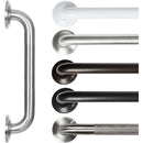 Vive Health Metal Grab Bar, 12 Inches Stainless steel, Brushed Nickel
