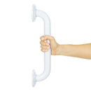 Vive Health Metal Grab Bar, 16 Inches Stainless Steel, White