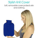 Vive Health Hot or Cold Water Bottle, Blue