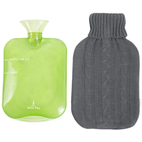 Vive Health Hot or Cold Water Bottle, Green