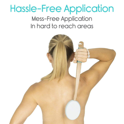 Vive Health Lotion Applicator Replacement Pads, with Washable Foam, 6 Pads