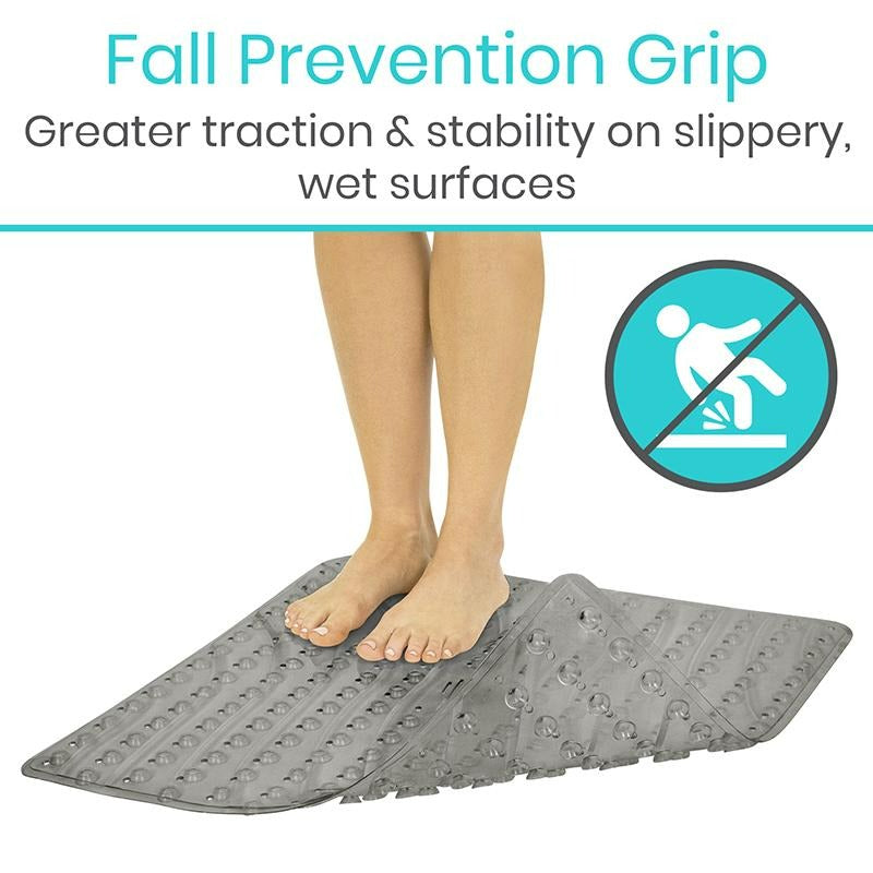 Vive Health Shower Mat, Clear,  20 x 20 Inches