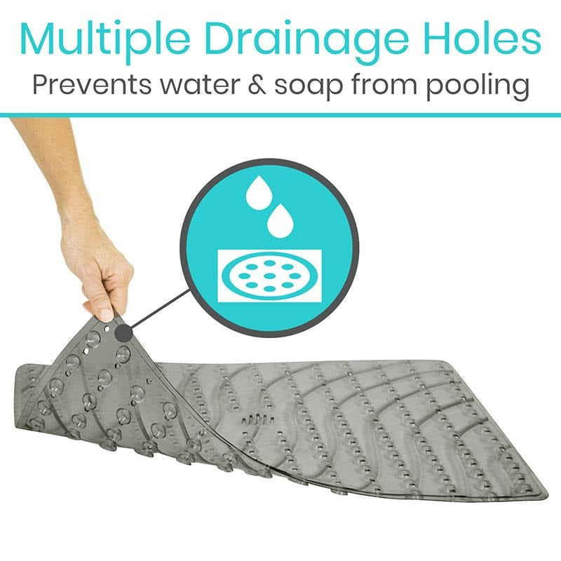 Vive Health Shower Mat, Clear,  20 x 20 Inches