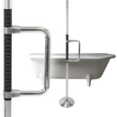 Vive Health Floor-to-Ceiling Grab Bar with U-handle for safe standing, Moovkart