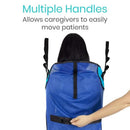 Vive Health Heavy Duty Patient Sling with 4 Point Straps and Padded Handgrips for Control
