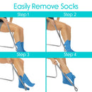 Vive Health 23-Inch Detachable Shoe Horn with Sock Remover for Easy Dressing without Bending