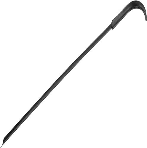 Vive Health Metal Shoe Horn with Leather Grip, 31.5 Inches, Black, Comfortable, Durable Stainless Steel Shoehorn for Easy Footwear Use. Moovkart