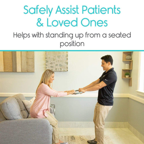 Vive Health Stand Assist Handle, Contoured Nonslip Grip, Portable