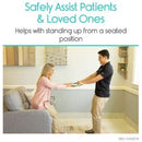 Vive Health Stand Assist Handle, Contoured Nonslip Grip, Portable, Pack of 2