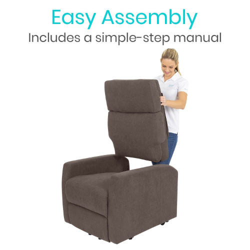 Oversized Lift Chair, 5 Massage Modes, Quiet & Smooth, Classic Gray