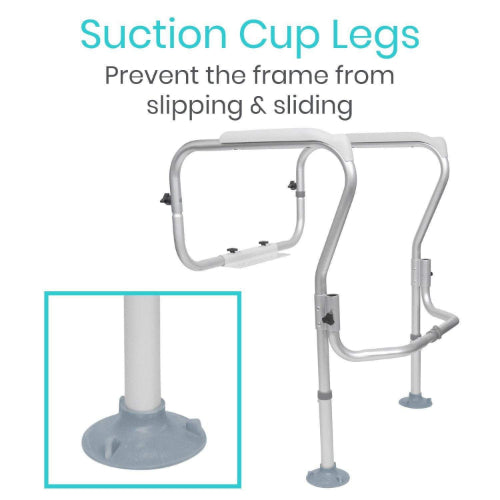 Vive Health Toilet Safety Frame With Crossbar