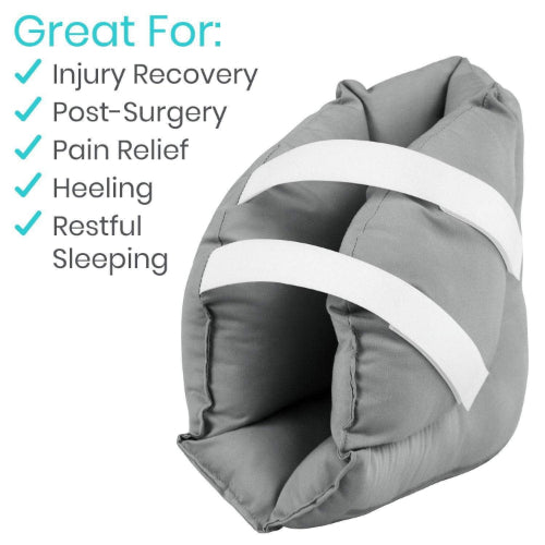 Vive Health Heel Pillows, Gray