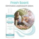 Vive Health Rinse Free Shampoo, 16 Ounce Bottle, No-Rinse Formula for All Hair Types