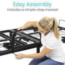 Vive Health Electric Bed Frame, with Dual Motors, Wireless Remote and USB Ports