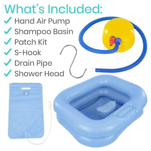Vive Health Inflatable Shampoo Basin