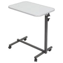 Vive Health Compact Overbed Table, 24 x 16 Inches, Height Adjustable with Wheels