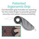Vive Health Button Hook for Arthritis with Finger Hole Design and Zipper Pull Grip
