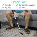 Vive Health Folding Suction Cup Reacher with Trigger grip, 32 Inches