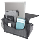 Vive Health Bedside Caddy with Mesh Pockets, Extra Long Flap, 13.5 Inches Wide