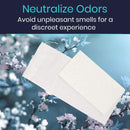 Vive Health Urinal Bag with Absorbent Pad and Drawstring Closure, 20 Pack