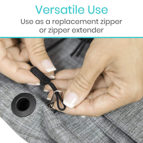 Vive Health Zipper Pulls Easy Grip Attachment for Clothing, Bags, Jackets and Backpacks, 10-Pack