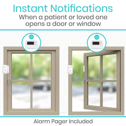 Vive Health Wireless Door Alarm and Pager