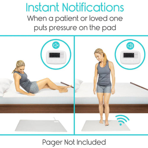 Vive Health Wireless Floor Alarm and Pager
