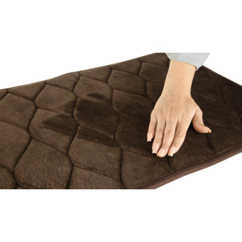Vive Health Memory Foam Bath Mat, Brown