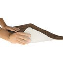 Vive Health Memory Foam Bathroom Mat, Nonslip Flannel, Quick-Dry and Absorbent, 17 x 24 Inches, Brown