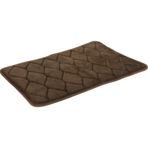 Vive Health Memory Foam Bath Mat, Brown