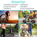 Vive Health Phone Holder, Silicone Mount for Mobility Aids, Fits Phones up to 6 x 3 Inches