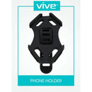 Vive Health Phone Holder, Silicone Mount for Mobility Aids, Fits Phones up to 6 x 3 Inches