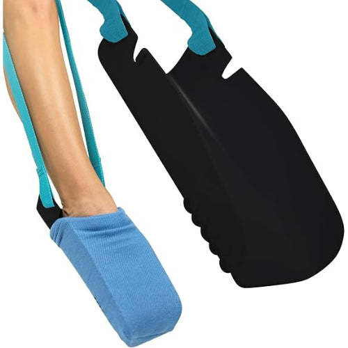 Vive Health Sock Assist and Remover – Black, Non-Slip Ridges