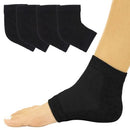Vive Health Gel Heel Socks, Toeless, Hydrating Oil Blend for Cracked Heel Relief, 2 Pairs