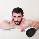 Vive Health Exfoliating Gloves with Suction Cup for Hanging, Black and Pink, 4-Pack, One Size