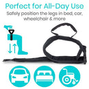 Vive Health Thigh Lifter Straps, 30 Inches Buckled Strap with Wide Arm Handle, 2 Pack