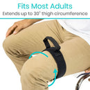 Vive Health Thigh Lifter Straps, 30 Inches Buckled Strap with Wide Arm Handle, 2 Pack