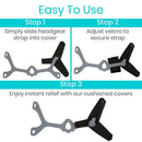 Vive Health CPAP Y-Straps Covers, Black