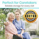 Vive Health Multi Purpose Carry Bag for Ice Therapy Machine and Leg Compression Pump, Black