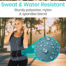 Vive Health Running Belt, Adjustable Waist Pack with Zippered Pocket, Water-Resistant, Black/Gray