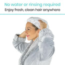 Vive Health No-Rinse Shampoo Caps, Aloe-Infused Cleaning Care for All Hair Types, 6 Pack
